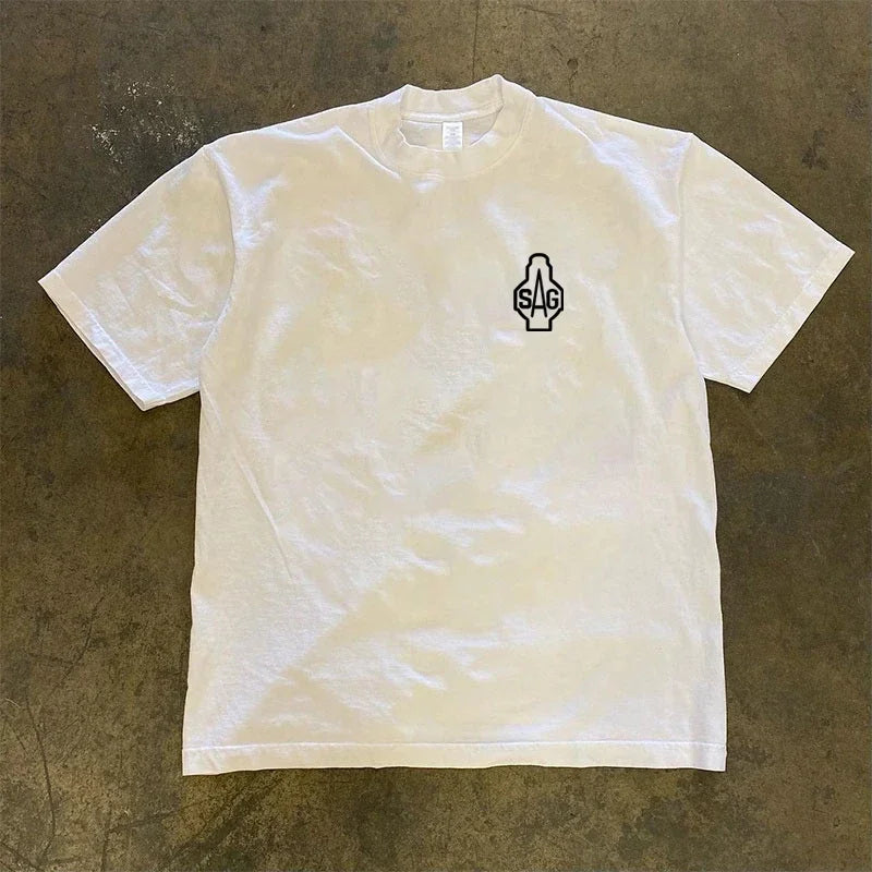Men's Graphic in SAG MK3 T-Shirt 100% Cotton Sweat Wicking Breathable High Quality Casual Tee for Military Enthusiast