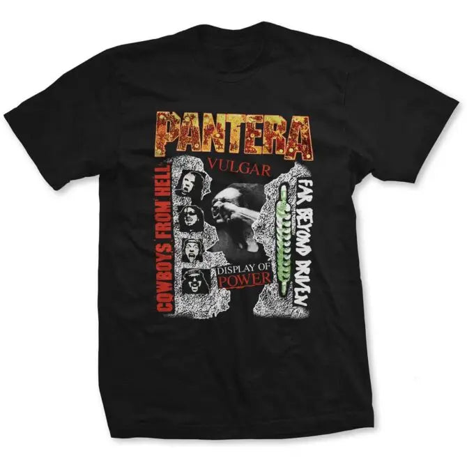 Pantera Graphic Cotton T-shirt Unisex Summer Short Sleeve Fashion Brand Tee Luxury Casual Vintage Tees