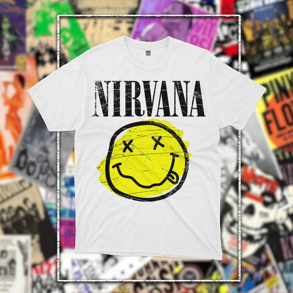 Nirvana Band Graphic Fashion Men's T-Shirt Unisex O-Neck 100% Cotton Short Sleeve Y2k Oversized Streetwear Popular Vintage Tee