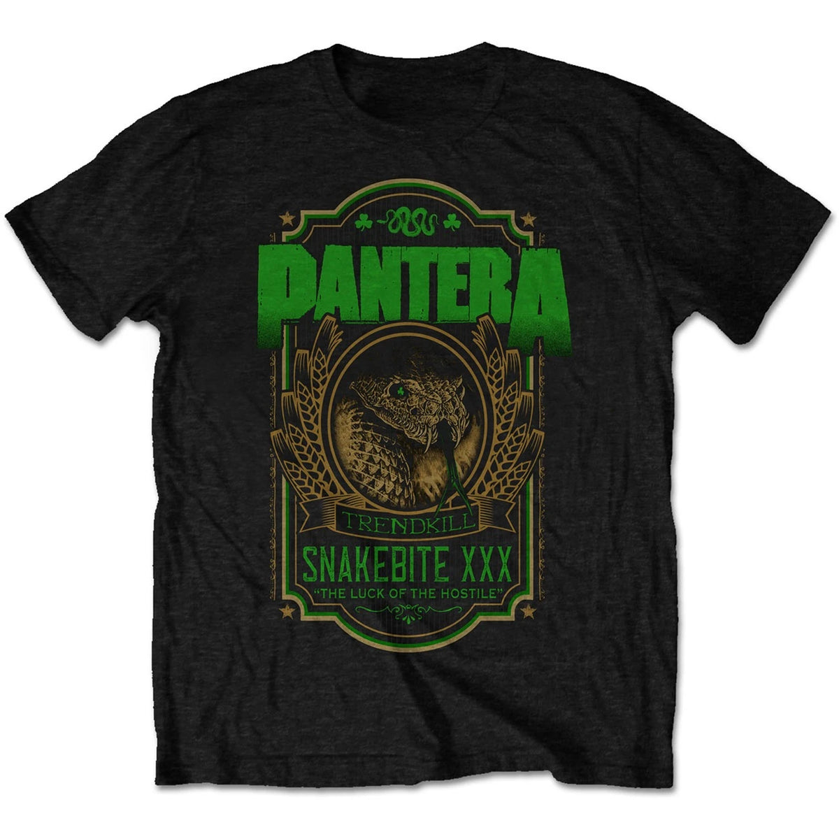 Pantera Graphic Cotton T-shirt Unisex Summer Short Sleeve Fashion Brand Tee Luxury Casual Vintage Tees