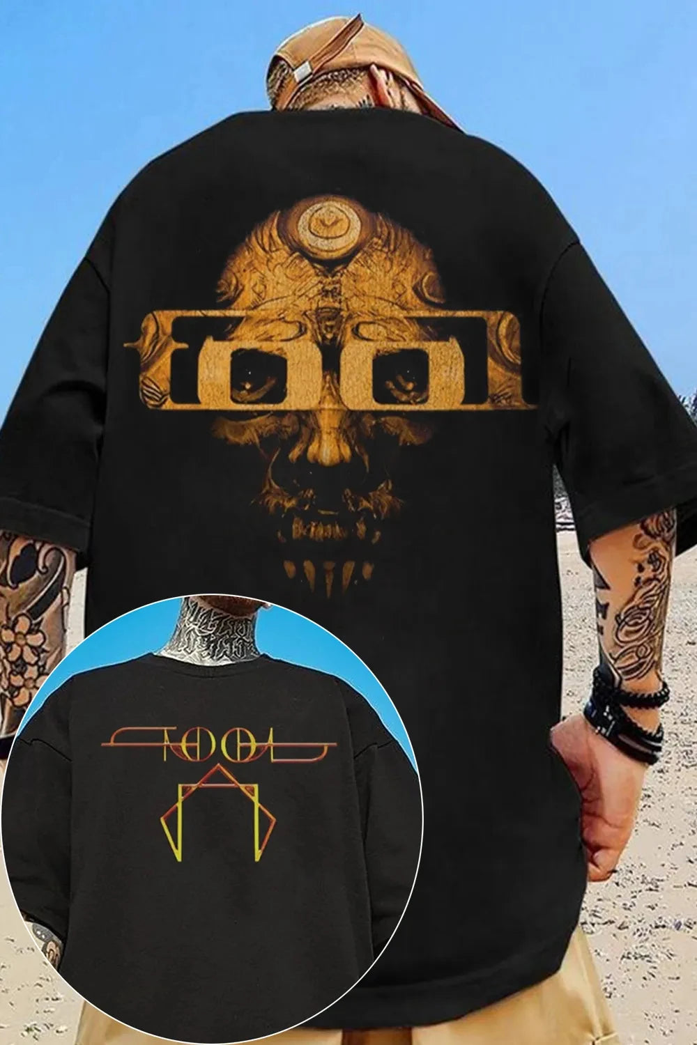 Tool Band Short Sleeve Men Women Gothic Rock Graphic T Shirts Heavy Metal Tops Casual Loose Print Cotton Tee Unisex Fans Gift