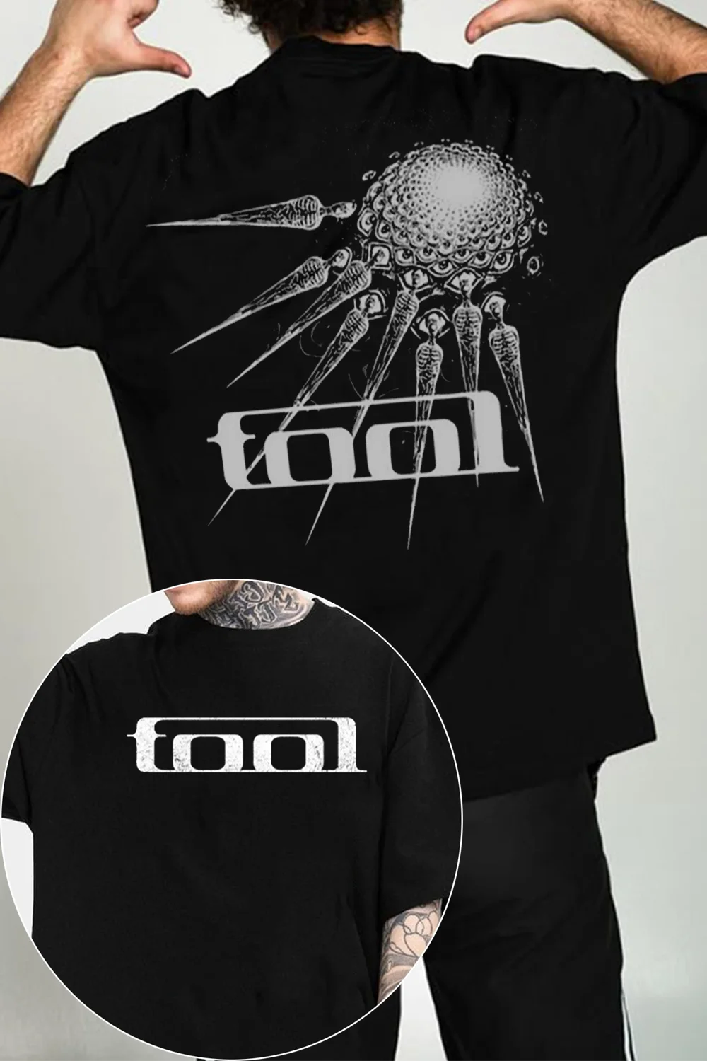 Tool Band Short Sleeve Men Women Gothic Rock Graphic T Shirts Heavy Metal Tops Casual Loose Print Cotton Tee Unisex Fans Gift