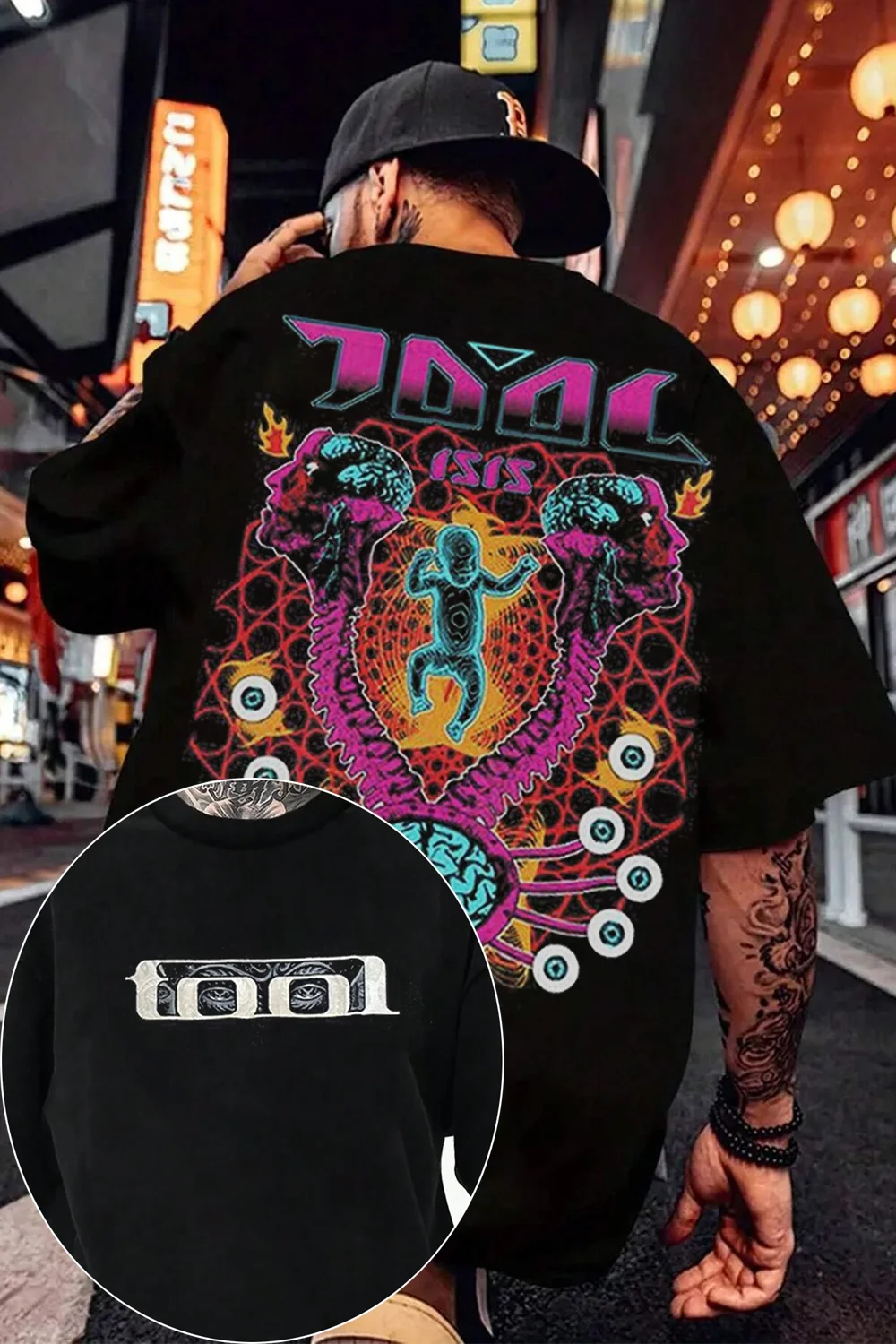 Tool Band Short Sleeve Men Women Gothic Rock Graphic T Shirts Heavy Metal Tops Casual Loose Print Cotton Tee Unisex Fans Gift