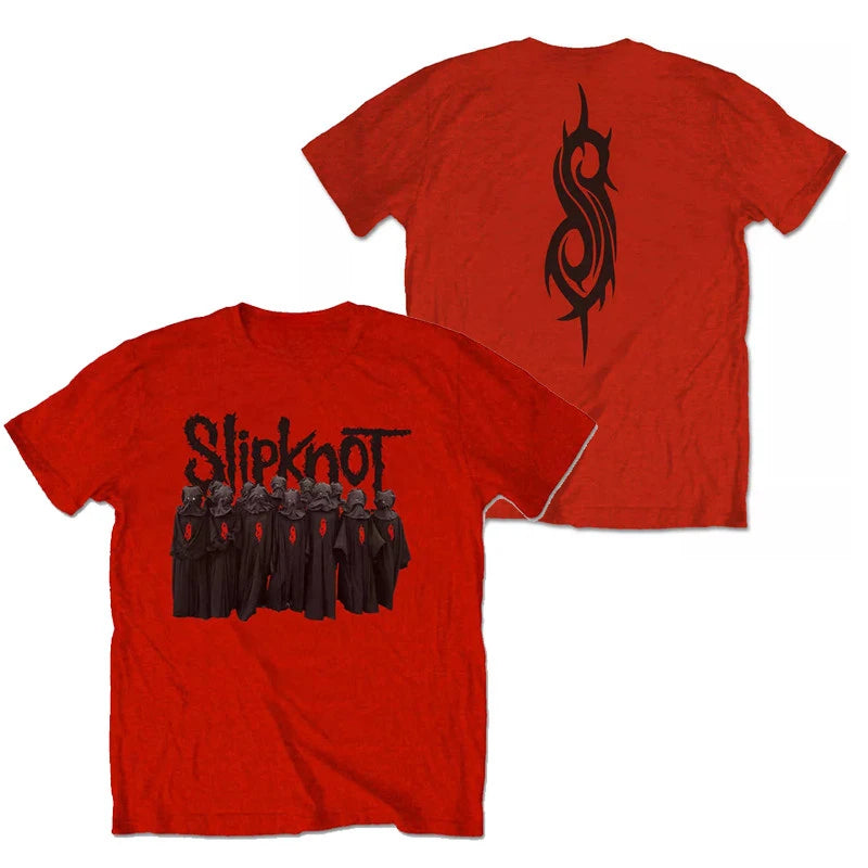 Logo Slipknot Band T-Shirt Cotton Graphic Tee Men Women Summer Streetwear Top