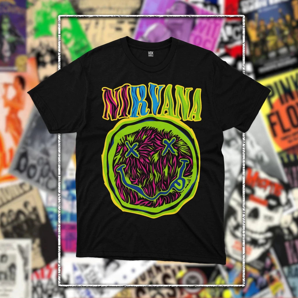 Nirvana Band Graphic Fashion Men's T-Shirt Unisex O-Neck 100% Cotton Short Sleeve Y2k Oversized Streetwear Popular Vintage Tee