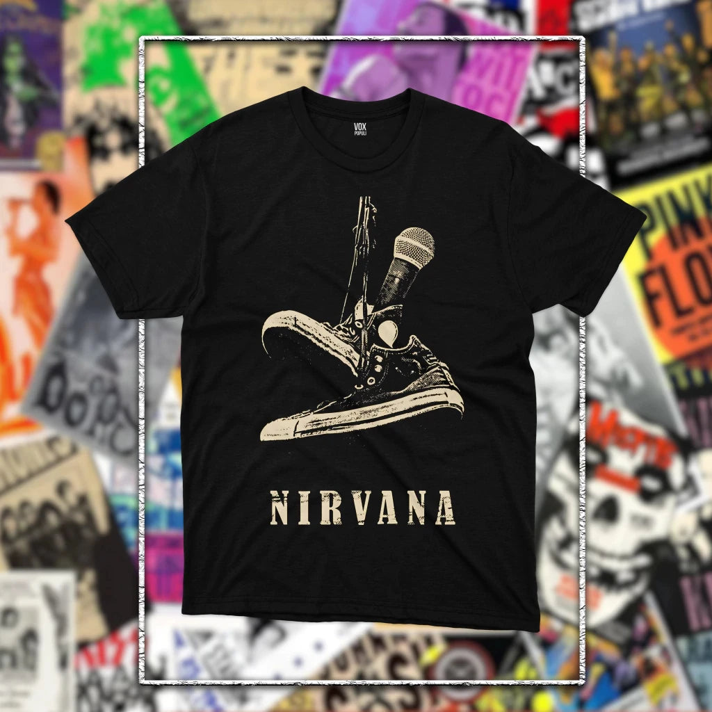 Nirvana Band Graphic Fashion Men's T-Shirt Unisex O-Neck 100% Cotton Short Sleeve Y2k Oversized Streetwear Popular Vintage Tee