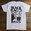 Black Flag Band Hardcore Punk Style Graphic Tee Cotton Mens Womens T-Shirt Summer Streetwear